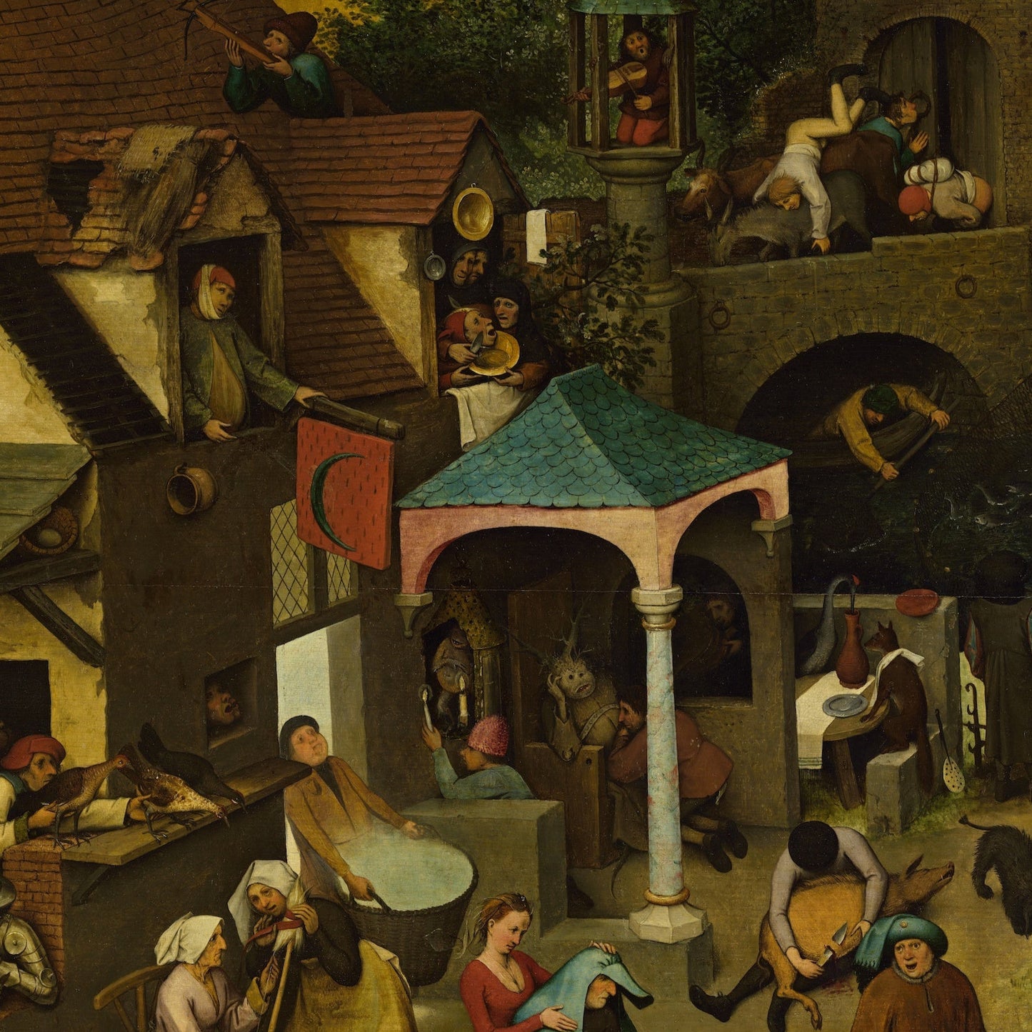 Proverbs | Pieter Bruegel the Elder | 1559