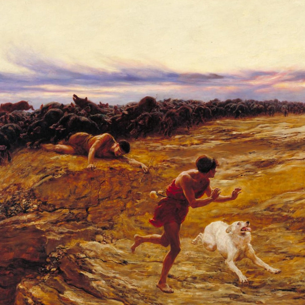 The Miracle of The Garderene Swine | Briton Rivière | 1883