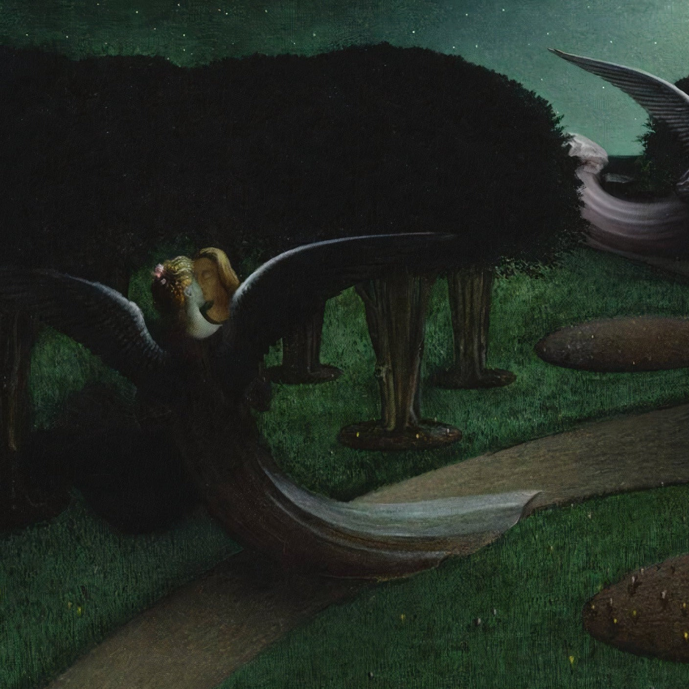 William Degouve de Nuncques | The Angels of Night | 1894